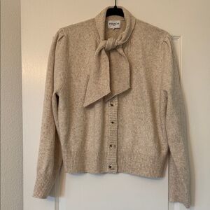 FRNCH  Tie Neck Cardigan